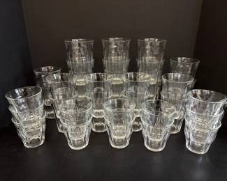Lot 7284 Assorted Duralex Picardie Drinking Glasses