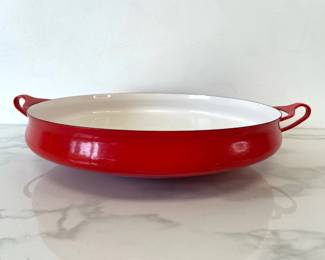 Lot 7260 Vintage Dansk Kobenstyle Enameled Paella Pan