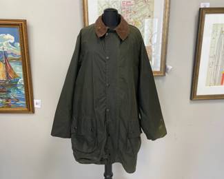 Lot 7396 Vintage Barbour Gamefair Coat Size 2XL