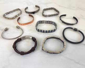 Lot 7244 Mens Bracelets Jewelry