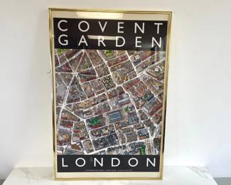 Lot 7041 Nick Gibbard Covent Garden London Map Art Print Poster