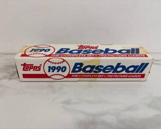 Lot 7519 1990 Topps Baseball Cards Complete Set Unopened