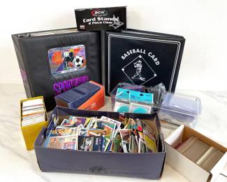 Lot 7156 Baseball Cards Card Sleeves 80s 90s 2000s