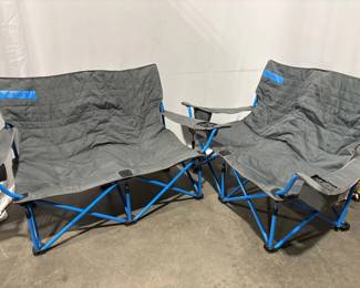 Lot 7211 Pair of Kelty Camping Outdoor Loveseats