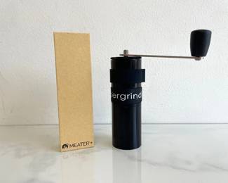 Lot 7202 Knock Aergrinder Handheld Coffee Grinder Meater Meat Thermometer