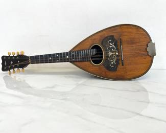 Lot 7064 Vintage BowlBack Mandolin Musical Instrument