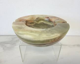 Lot 7429 Vintage Onyx Marble Ashtray