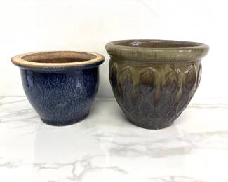 Lot 7180 Ceramic Planters Flower Pots