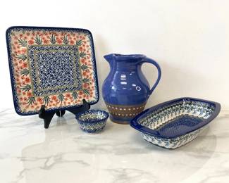 Lot 7272 Ceramika Artystyczna Polish Pottery Studio Pottery Pitcher