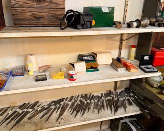 Items Located In The Lower Un-Finished Tool Room