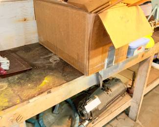 Items Located In The Lower Un-Finished Tool Room