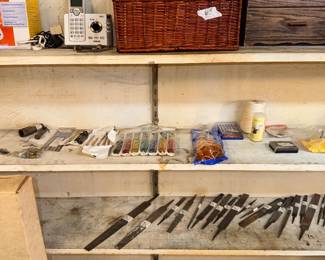 Items Located In The Lower Un-Finished Tool Room