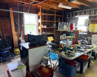 Items Located In The Garage