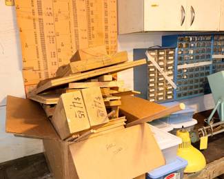 Items Located In The Lower Un-Finished Tool Room