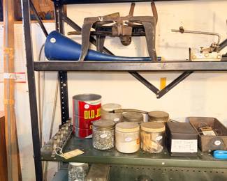Items Located In The Lower Un-Finished Tool Room