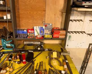 Items Located In The Lower Un-Finished Tool Room