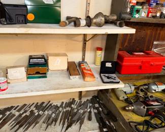 Items Located In The Lower Un-Finished Tool Room