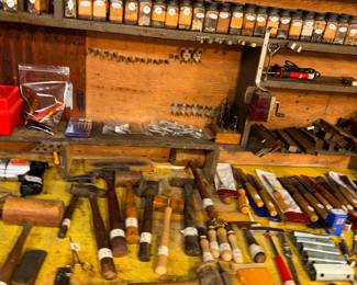 Items Located In The Lower Un-Finished Tool Room