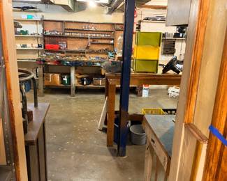 Items Located In The Lower Un-Finished Tool Room