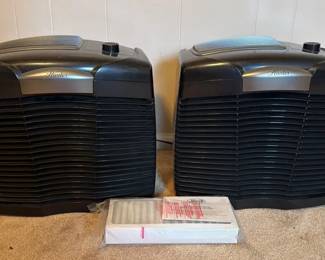 Two Hunter EcoSilver Perma HEPAtech Air Purifiers
