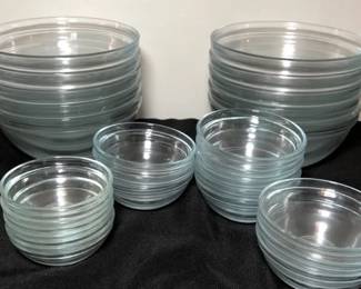 K.I.G Crystal Nesting Mixing Bowls