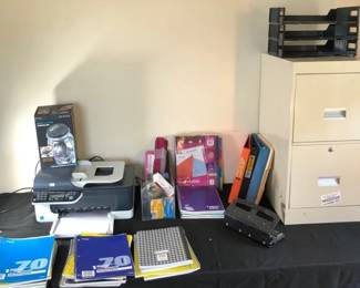 HP Officejet J4550 Inkjet Printer A Office Supplies Mead Notebooks 2 Drawer Filing Cabinet