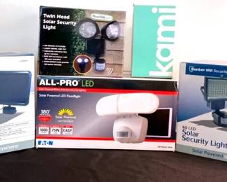 Solar Security Lighting Floodlight, Motion Detection,Kami Night Vision Camera More
