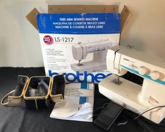 Brother LS127 Sewing Machine With Thread And Sewing Box