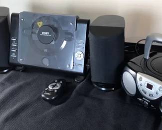 Coby Cd Player With Speakers Jensen Portable Cd Player