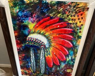 Headdress By American Artist Tim Yanke