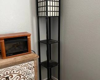 Corner Lamp Shelf