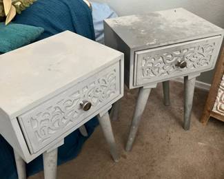 Two Matching Little Nightstands