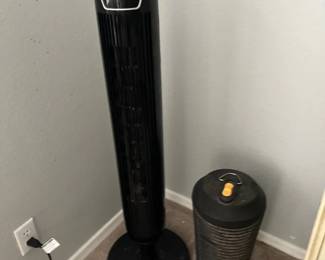 Unbranded Oscillating Fan And A Black Flag Bug Zapper