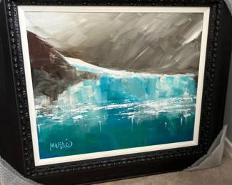 At The Glacier By Marko Mavrovich Signed