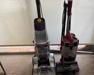 A Shark LiftAway And A Bissell Pet Pro
