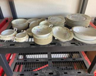 Floral Czech China Set