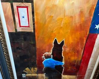 Come Home To Us By Marko Mavrovich Oil On Canvas