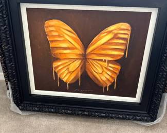 Butterfly Gold By Sense Canvas