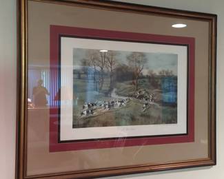 A Hot Scent Hunting Art Print