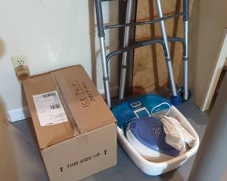Ice Pack Machine, Homedics Heat Paraffin Therapy, Foot Spa and Walker