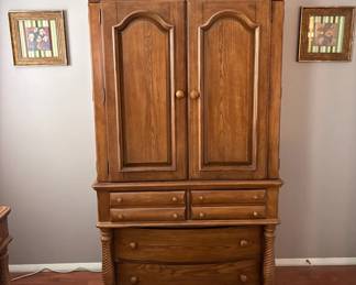 Chestnut Colored Armoire