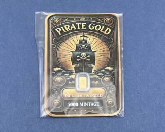 0.5 gram Pirate Gold Bar
