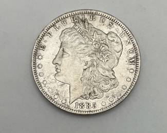 1885-O US Morgan Silver Dollar