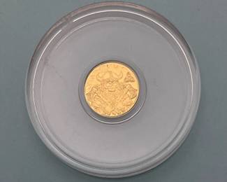 1/200th oz. Gold Round