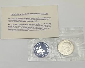 1971 Uncirculated Eisenhower Silver Dollar