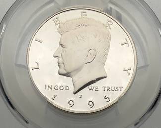 1995-S Silver Proof Kennedy Half Dollar, PCGS PR69 DCAM