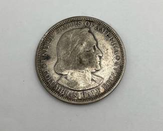 1893 Columbian Exposition Silver Commemorative Half Dollar