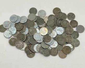 100 ea. 1943 Steel Cents