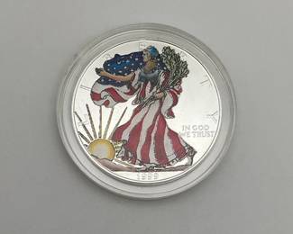 1999 1 Oz. Colorized American Silver Eagle