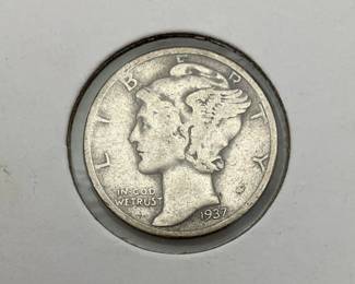 1937-S Mercury Dime